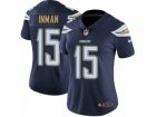 Women Nike Los Angeles Chargers #15 Dontrelle Inman Vapor Untouchable Limited Navy Blue Team Color NFL Jersey