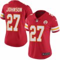 Women's Nike Kansas City Chiefs #27 Larry Johnson Limited Red Rush NFL Jersey