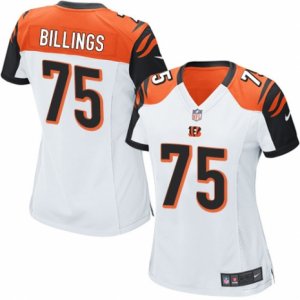 Women\'s Nike Cincinnati Bengals #75 Andrew Billings Limited White NFL Jersey