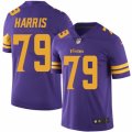 Youth Nike Minnesota Vikings #79 Michael Harris Limited Purple Rush NFL Jersey