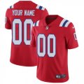 Mens Nike New England Patriots Customized Red Alternate Vapor Untouchable Limited Player NFL Jersey