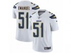 Nike Los Angeles Chargers #51 Kyle Emanuel Vapor Untouchable Limited White NFL Jersey