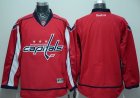 Washington Capitals Blank Stitched Red NHL Jersey