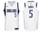 Nike NBA Dallas Mavericks #5 J.J. Barea Jersey 2017-18 New Season White Jersey