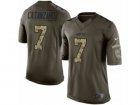 Mens Nike New York Jets #7 Chandler Catanzaro Limited Green Salute to Service NFL Jersey