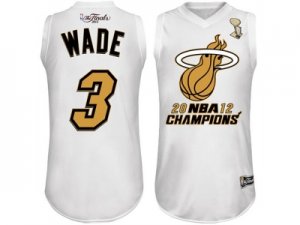 nba miami heat #3 wade white[2012 champions-2]