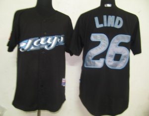 MLB Toronto Blue Jays #26 Lind Black