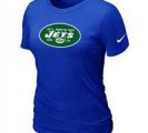 Women New York Jets Blue T-Shirts