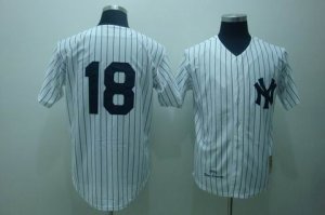 mlb new york yankees #18 larsen m&n white