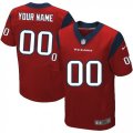 Mens Nike Houston Texans Customized Elite Red Alternate NFL Jersey