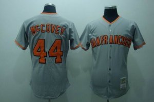 mlb san francisco giants #44 mccovey m&n grey