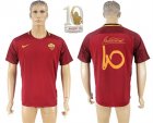 2017-18 Roma 10 TOTTI Retirement Commemorative Home Thailand Soccer Jersey