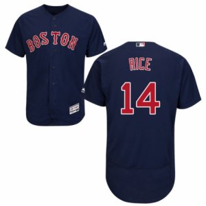 Men\'s Majestic Boston Red Sox #14 Jim Rice Navy Blue Flexbase Authentic Collection MLB Jersey