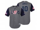 Mens USA Baseball #10 Adam Jones 2017 World Baseball Classic Jersey