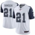 Youth Nike Dallas Cowboys #21 Deion Sanders Limited White Rush NFL Jersey