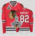 nhl jerseys chicago blackhawks #82 kopecky red[2013 Stanley cup champions]
