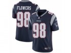 Mens Nike New England Patriots #98 Trey Flowers Vapor Untouchable Limited Navy Blue Team Color NFL Jersey