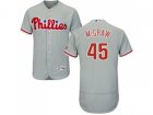 Philadelphia Phillies #45 Tug McGraw Grey Flexbase Authentic Collection Stitched MLB Jersey