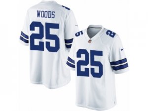 Mens Nike Dallas Cowboys #25 Xavier Woods Limited White NFL Jersey