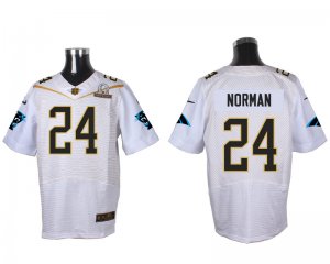 2016 PRO BOWL Nike Carolina Panthers #24 Josh Norman white jerseys(Elite)