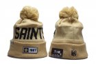 Saints Team Logo Cream 1967 Pom Knit Hat YD
