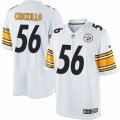 Mens Nike Pittsburgh Steelers #56 Anthony Chickillo Limited White NFL Jersey