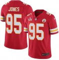 Nike Chiefs #95 Chris Jones Red 2021 Super Bowl LV Vapor Untouchable Limited