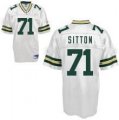 Green Bay Packers #71 Josh Sitton white