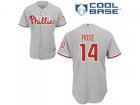 Youth Philadelphia Phillies #14 Pete Rose Grey Cool Base Stitched MLB Jersey