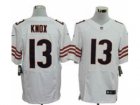 Nike NFL Chicago Bears #13 Johnny Knox White Elite jerseys