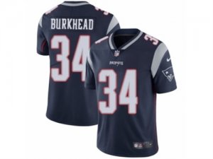 Mens Nike New England Patriots #34 Rex Burkhead Vapor Untouchable Limited Navy Blue Team Color NFL Jersey