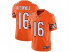 Mens Nike Chicago Bears #16 Pat ODonnell Vapor Untouchable Limited Orange Rush NFL Jersey