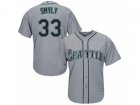 Youth Seattle Mariners #33 Drew Smyly Replica Grey Road Cool Base MLB Jersey