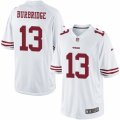 Mens Nike San Francisco 49ers #13 Aaron Burbridge Limited White NFL Jersey