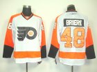 nhl philadelphia flyers #48 briere white