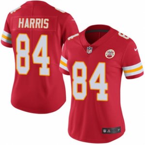 Women\'s Nike Kansas City Chiefs #84 Demetrius Harris Limited Red Rush NFL Jersey