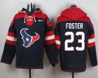 Nike Houston Texans #23 Arian Foster Navy Blue Player Pullover Hoodie