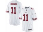 Mens Nike San Francisco 49ers #11 Marquise Goodwin Limited White NFL Jersey