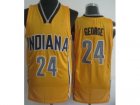 nba Indiana Pacers #24 Paul George Yellow jerseys(Revolution 30)