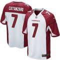 Mens Nike Arizona Cardinals #7 Chandler Catanzaro Game White NFL Jersey