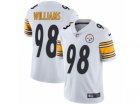 Mens Nike Pittsburgh Steelers #98 Vince Williams Vapor Untouchable Limited White NFL Jersey