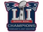 Stitched 2017 New England Patriots Super Bowl LI Champions Jersey Patch