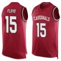 Nike Arizona Cardinals #15 Michael Floyd Red Team Color Men's Stitched NFL Limited Tank Top Jersey