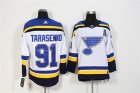 Men Adidas St. Louis Blues #91 Vladimir Tarasenko White Adidas Jersey