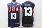 Team USA Basketball #13 Chris Paul Navy Nike Stitched Jersey