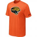 Jacksonville Jaguars Sideline Legend Authentic Logo T-Shirt Orange
