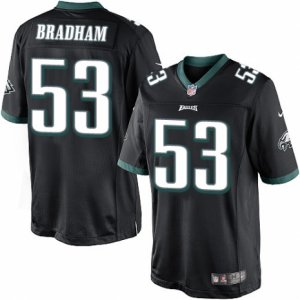 Mens Nike Philadelphia Eagles #53 Nigel Bradham Limited Black Alternate NFL Jersey