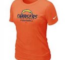 Women San Diego Charger Orange T-Shirt