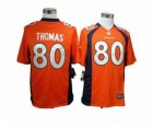 Nike jerseys denver broncos #80 thomas orange[game]