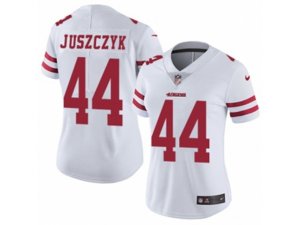 Women Nike San Francisco 49ers #44 Kyle Juszczyk Vapor Untouchable Limited White NFL Jersey